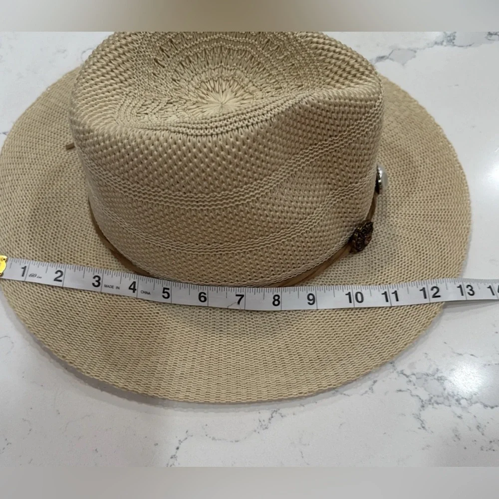 New Steve Madden Ivory Wide Brim Sun Hat Western Beach Nordstrom Coastal Cowgirl